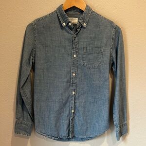 Crewcuts denim long sleeve shirt - size 12